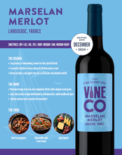 Load image into Gallery viewer, 2025 Passport Marselan Merlot, Languedoc, France