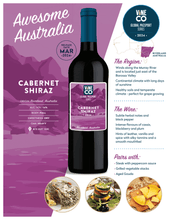 Load image into Gallery viewer, Cabernet Shiraz, Riverland Australia (With Grape Skins)