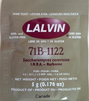 Yeast - Lalvin 71B-1122 5g