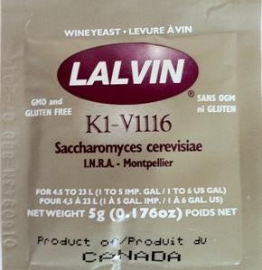 Yeast - Lalvin K1-V1116