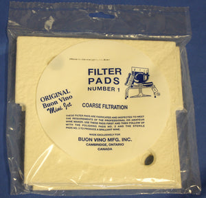 Mini Jet Filter Pads - Coarse (No.1)
