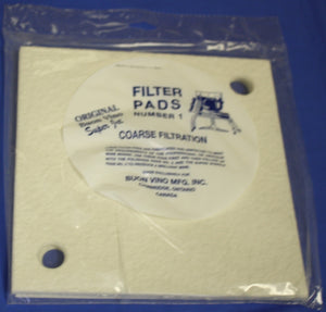 Super Jet Filter Pads - Coarse (No.1) 3pk