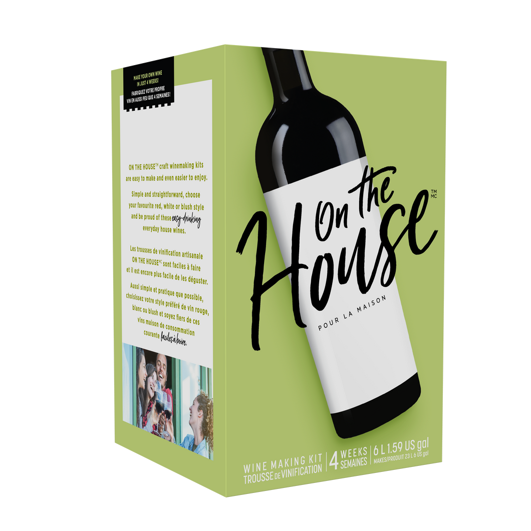 On the House Merlot - (30 bottle wine kit)